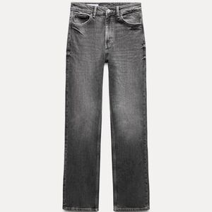 TRF STRAIGHT LEG STRETCH JEANS WITH A HIGH WAIST